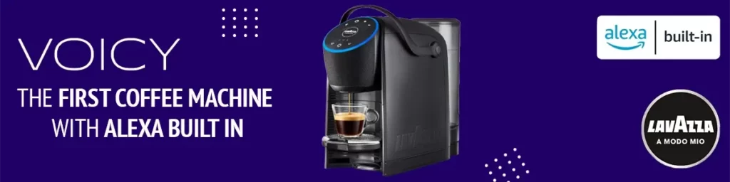 Why did Lavazza add Alexa to a manual coffee machine?