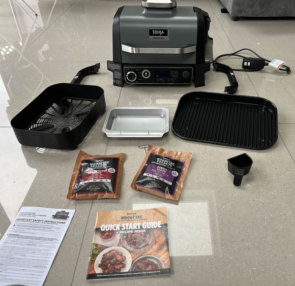 Ninja Woodfire Grill Quickstart Guide  Setup, Air Fry, Smoking & Grilling  